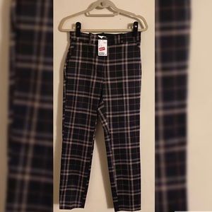 Women’s Multi Plaid Ankle-Length Pants